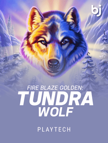 Fire Blaze Golden_ Tundra Wolfpng